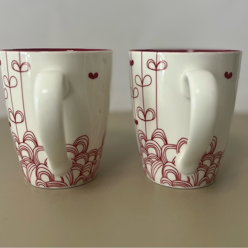 Starbucks Valentine's Hearts Coffee Mugs - Picture 5 of 9